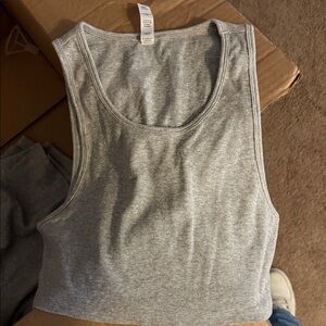 ALO Yoga Heather Gray Tank Top